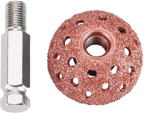 قطعتان من رأس طحن فولاذ التنجستن، عجلة تلميع الإطارات، 70 عجلة تلميع خشنة لإصلاح الإطارات (9 مم/0.35 بوصة خيط قضيب الربط) in Kuwait