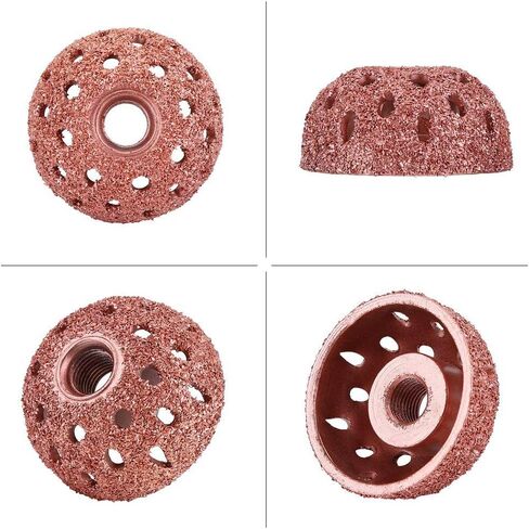 قطعتان من رأس طحن فولاذ التنجستن، عجلة تلميع الإطارات، 70 عجلة تلميع خشنة لإصلاح الإطارات (9 مم/0.35 بوصة خيط قضيب الربط) in Kuwait