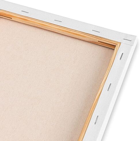 قماش KINGART ممتد للرسم، 6 قطع، 12 × 16 بوصة، قماش أبيض فارغ، 100% قطن، 8 أوقية جيسو معدة، لوازم فنية لصب الأكريليك والرسم الزيتي in Saudi Arabia
