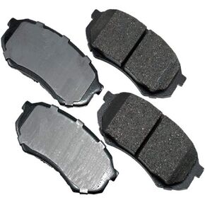 Akebono ACT589 Proact Ultra Premium Ceramic Disc Brake Pad kit, GREY in Kuwait