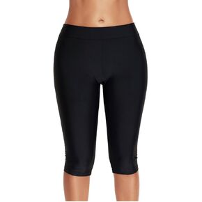 Women's Swim Capris Board Shorts Rash Guard Swimsuit Pants Swimwear M-4XL in Saudi Arabia