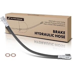 A-Premium Brake Hydraulic Hose Compatible with Select Chevy, Cadillac, Buick, Oldsmobile and Pontiac Models - Camaro, Seville, DeVille, LeSabre, Park Avenue, Riviera, Aurora, Bonneville, Firebird in Kuwait