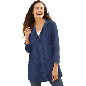 امرأة ضمن زائد الحجم سترة مقنعين خفيفة الوزن معطف كبير الحجم in Kuwait