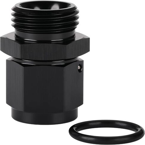 10AN Female Flare تدور إلى 10AN -10 Orb Male O -Ring Boss Fuel Fuel Pitting Adapter Straight Aluminium Black in Kuwait