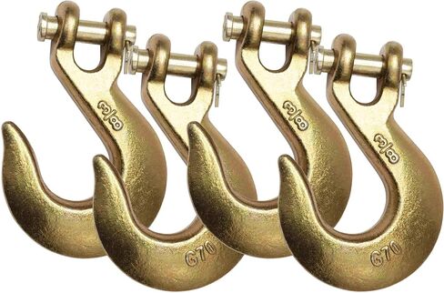 Mytee Products (4 Pack) 3/8" Clevis Slip Hook G70 Tow Chain Wrecker Truck Trailer Tie Down in Saudi Arabia