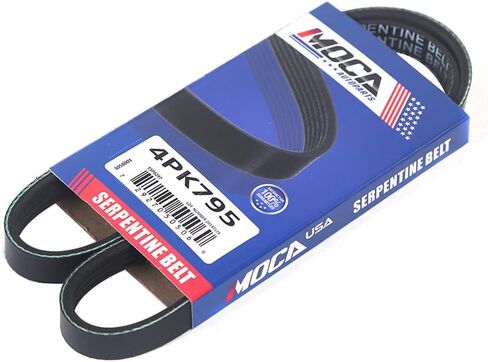MOCA 4PK780 4PK795 4PK815 Serpentine Belts Compatible with 1992-1995 for Honda Civic 1.5L 1.6L, 1993-1995 for Honda Civic del Sol 1.5L 1.6L in Saudi Arabia