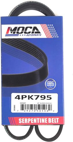 MOCA 4PK780 4PK795 4PK815 Serpentine Belts Compatible with 1992-1995 for Honda Civic 1.5L 1.6L, 1993-1995 for Honda Civic del Sol 1.5L 1.6L in Saudi Arabia