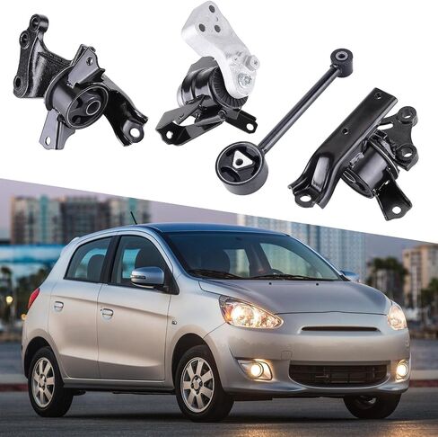 4 PCS Engine Motor Mount and Trans Mount Suitable for Mitsubishi Mirage G4 2014-2022 1.2L MK230 Automatic Transmission Replacement for 2910A318 2910A106 2910A317 in Saudi Arabia