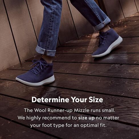 Allbirds Men's Wool Runner-up Mizzle, Water-Repellent High-Top Wool Sneakers in Saudi Arabia