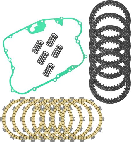 Caltric Clutch Friction Steel Plates Kit Compatible with Kawasaki Mojave 250 KSF250-A 1987-2004 in Saudi Arabia