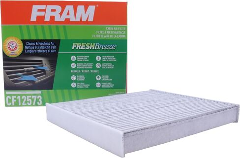 Framp Fresh Breeze Cabin Filter استبدال مقصورة ركاب السيارة مع الصودا وذراع الخبز ، وتثبيت سهلة ، CF12573 لمركبات فولفو و Polestar المختارة in Saudi Arabia