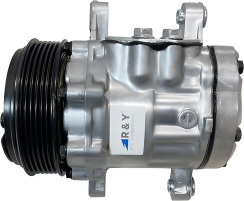 Ryc New Universal AC ضاغط AC و A/C Clutch Ga76n 12 V يحل محل Sanden Style 7176 SD7B10 6-GROOVE in Saudi Arabia