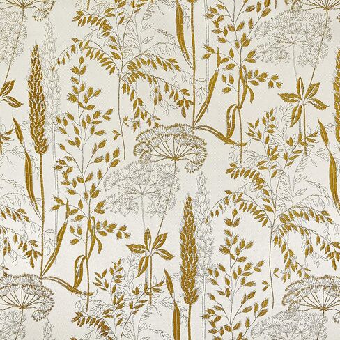 Scott Living Aubry Shimmering Floral Total Total Blackout Back Back Plane ، 52 "× 96" ، الذهب in Kuwait