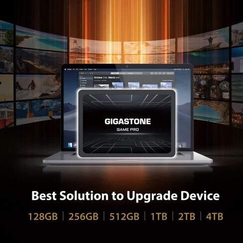 GIGASTONE SATA SSD 256GB (20-Pack) 2.5 inch SSD 520MB/s Upgrade Laptop PC Memory and Storage PS4 HDD Replacement 2.5" Internal Solid State Hard Drives SATA III SLC Cache 3D NAND Game Turbo Performance in Saudi Arabia