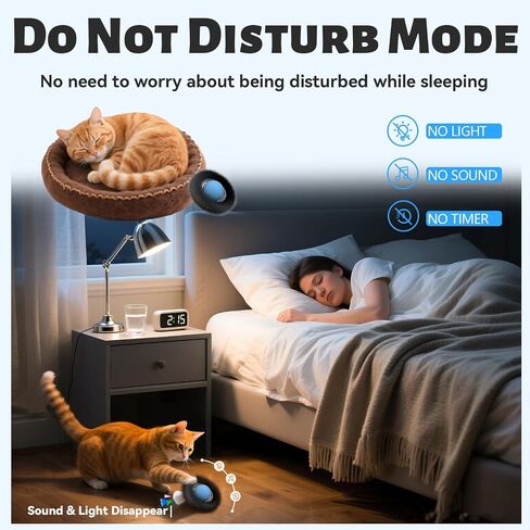 ORSDA Interactive Cat Toys Ball, Automatic Fast Rolling Ball in Pouch, Hide and Seek for Indoor Cats, Motion Chirping Activated Moving Ball, 5 Holes Mat Mouse Catching Game in Saudi Arabia