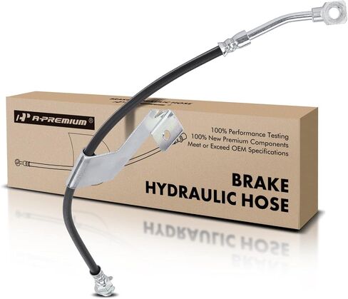 A-Premium Front Driver Brake Hydraulic Hose Compatible with Select Chevy and GMC Models - C1500 Suburban 1995-1999, C2500 1989-2000, C2500 Suburban 1996-1999, C3500 1988-2000 - Replace# 22113463 in Saudi Arabia