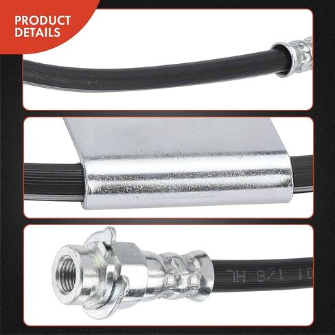 A-Premium Front Driver Brake Hydraulic Hose Compatible with Select Chevy and GMC Models - C1500 Suburban 1995-1999, C2500 1989-2000, C2500 Suburban 1996-1999, C3500 1988-2000 - Replace# 22113463 in Saudi Arabia