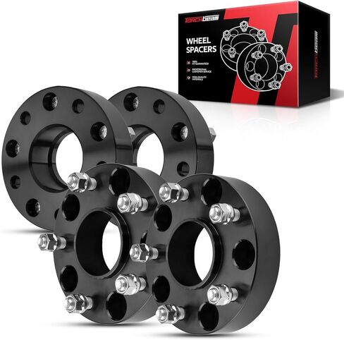 Torchbeam 5x5.5 Hub Centric Wheel Spacers 1.5 inch with M14x1.5 Thread Pitch, 77.8mm Hub Bore, 4pcs Adapters for 1500, 1500 Classic in Saudi Arabia