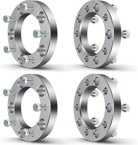 OCPTY 4PCS 1 بوصة 5x139.7 محولات فواصل العجلات 5x5.5 إلى 5x5.5 مع 1/2 "108 ملم in Saudi Arabia