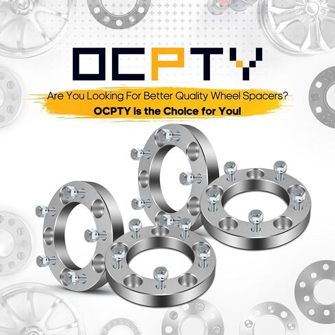 OCPTY 4PCS 1 بوصة 5x139.7 محولات فواصل العجلات 5x5.5 إلى 5x5.5 مع 1/2 "108 ملم in Saudi Arabia