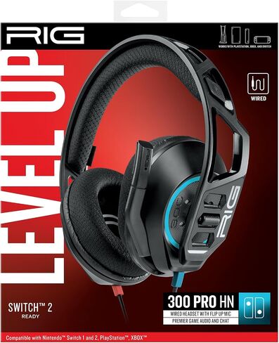 RIG 300 PRO HC Multiplatform Universal Gaming Headset for Xbox, PlayStation, Windows 10/11 PC, Nintendo Switch - Dolby Atmos Activation Code for Xbox/PC - Limited Edition Cosmic Purple in Kuwait