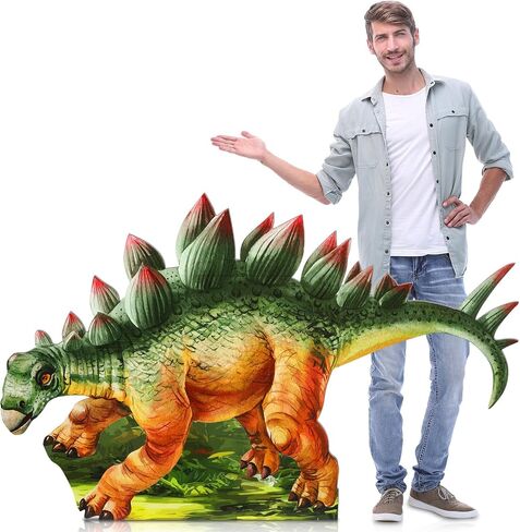 4 أقدام من العمر الحجم ديناصور من الورق المقوى ستاندوب قطع ديناصور ديكورات حفلة عيد ميلاد Tyrannosaurus props pvc cutout jurassic موضوع الحفلة الدعائم للحيوان الجوراسي لوازم المواضيع in Kuwait
