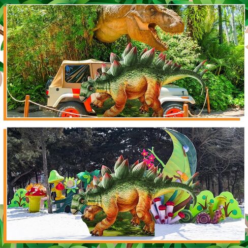 4 أقدام من العمر الحجم ديناصور من الورق المقوى ستاندوب قطع ديناصور ديكورات حفلة عيد ميلاد Tyrannosaurus props pvc cutout jurassic موضوع الحفلة الدعائم للحيوان الجوراسي لوازم المواضيع in Kuwait