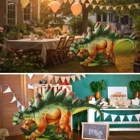 4 أقدام من العمر الحجم ديناصور من الورق المقوى ستاندوب قطع ديناصور ديكورات حفلة عيد ميلاد Tyrannosaurus props pvc cutout jurassic موضوع الحفلة الدعائم للحيوان الجوراسي لوازم المواضيع in Kuwait