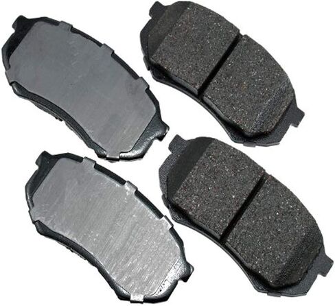Akebono ACT589 Proact Ultra Premium Ceramic Disc Brake Pad kit, GREY in Saudi Arabia