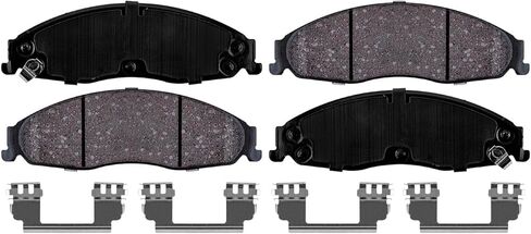 Detroit Axle - Front Brake Kit for 2003-2007 Cadillac CTS, 2005-2008 STS, Disc Brake Rotors Ceramic Brakes Pads w/Hardware 2006 Replacement [11.93 inch Rotors] in Saudi Arabia