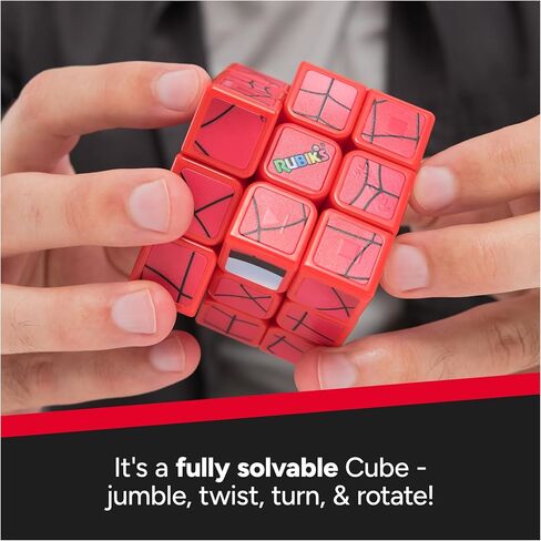 Rubik’s Cube Max Park Cuber, Speed Cubing Collectible & Desk Décor, Problem-Solving Brain Teaser, Color-Matching Puzzle, Fidget Toy & Sensory Puzzle for Adults, Teens & Kids, for Ages 8 & Up in Saudi Arabia