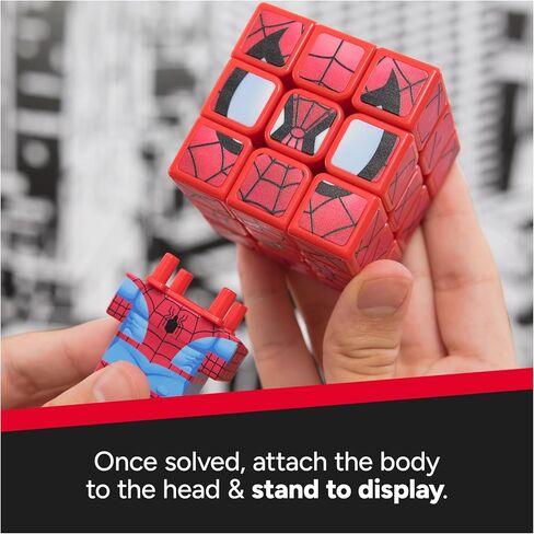 Rubik’s Cube Max Park Cuber, Speed Cubing Collectible & Desk Décor, Problem-Solving Brain Teaser, Color-Matching Puzzle, Fidget Toy & Sensory Puzzle for Adults, Teens & Kids, for Ages 8 & Up in Saudi Arabia