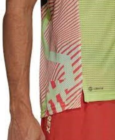 Adidas Men's Terrex AGR Pro Aeroready Running Short Sleeve Tee, Pulse Lime in Saudi Arabia