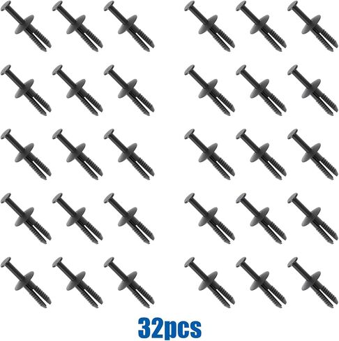 OAUTOO 30pcs Bumper Cover Push-Type Retainer Clip 51-11-1-964-186 for BMW 318 320 323 325 328 330 525 528 530 540 550 740 750 M3 M5 X5 Z4 1984-2010 in Saudi Arabia