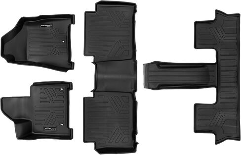 Smartliner All Weather Custom Fit 3 ROW ROW LINER SET متوافقة مع 2024-2025 HYUNDAI SANTA FE HYBRID in Saudi Arabia