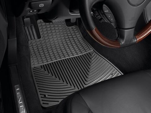 الحصير الأرضية في جميع الأحوال الجوية Weathertech لعقد لكزس هو ، SC 430-1ST ROW (W77) ، Black in Saudi Arabia