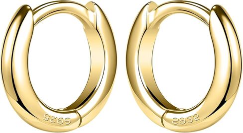 925 Sterling Silver Small Hoop Earrings for Men Nap Earrings Huggie Hoops Cartilage Hoop Earring Tiny Hoop Earrings for Women in Kuwait