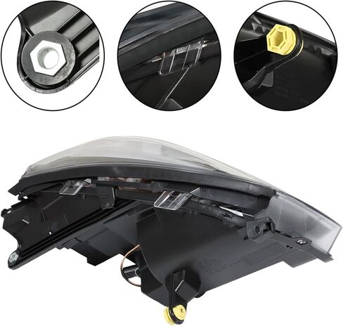 munirater 1-Pc Halogen Projector Headlight Headlamp Driver Side Replacement for Acadia 2013-2016 GM2502376 in Saudi Arabia