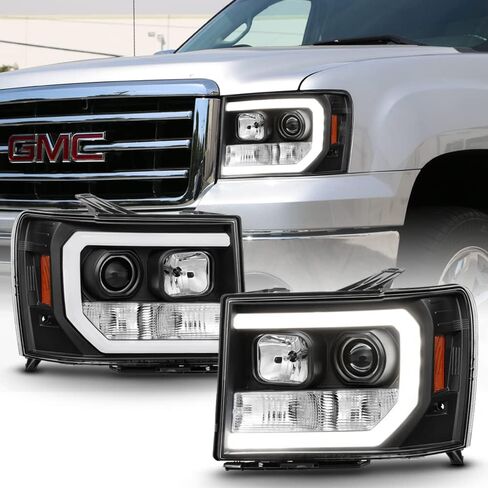 Acanii - لـ Black 2007-2013 GMC Sierra 1500 2500HD 3500HD in Saudi Arabia