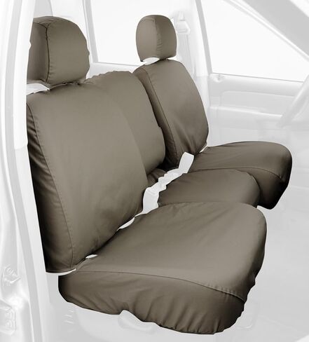 Covercraft - SS3344PCCH أغطية مقاعد مقاعد مقاعد مقعد أمامية مخصصة - بنوم بولي أكوتون ، فحم الأسود in Kuwait