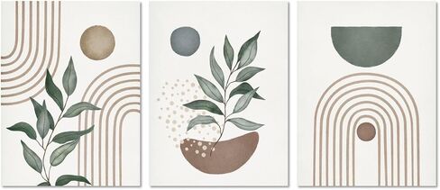 Mini Zozi Sage Green Canvas Framed Wall Art مجموعة من 3 Matisse Van Gogh Monet Flower Prints 12x16 Decor in Kuwait