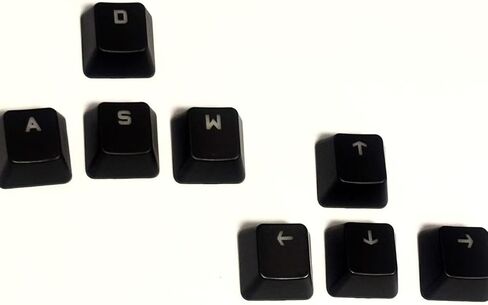 أغطية مفتاح الخلفية مفتاح Keycaps Ctrl Arrows ESC لـ Logitech G610 G Pro X G512 G710 لوحة مفاتيح ألعاب ميكانيكية (مفاتيح كاملة) in Kuwait