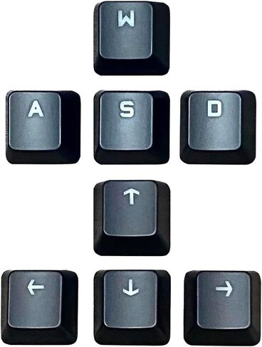 أغطية مفتاح الخلفية مفتاح Keycaps Ctrl Arrows ESC لـ Logitech G610 G Pro X G512 G710 لوحة مفاتيح ألعاب ميكانيكية (مفاتيح كاملة) in Kuwait