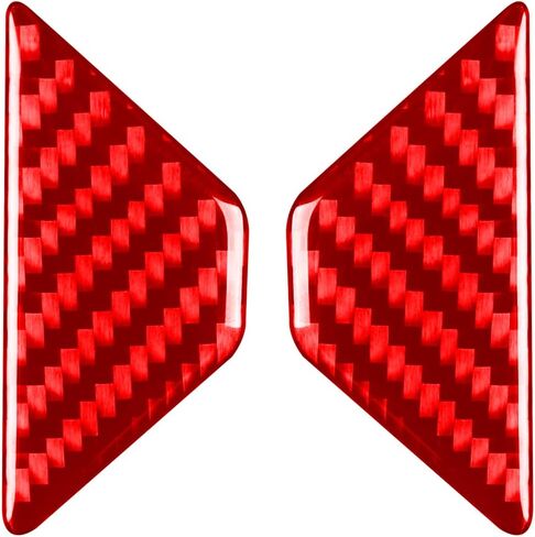 Real Carbon Fiber Wrap Center Console Water Cup Holder Trim Car Accessories Interior Aesthetic Compatible with Honda Accord 9th Gen 2013 2014 2015 2016 2017 Accessories Red in Saudi Arabia