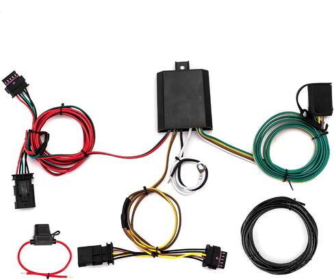 Wsays 4-Pin Trailer Wiring Harness Plug & Play Compatible with Tesla Model Y 2021-2023 4-Way Flat Output in Saudi Arabia