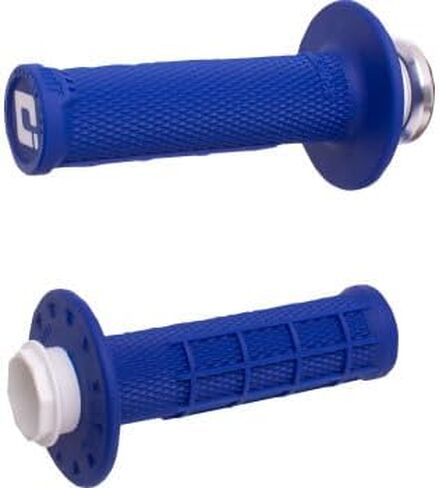 ODI V2 LOCK على Micro-X Half Waffle Motorcycle Grips Dirtbike Offroad MX للدراجات المصغرة Twist Tworttle Blue USA MATE CX50/65 MC 50/65 Models KX65/85 2000-2024 YZ65 2018-2024 MODELS in Saudi Arabia