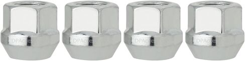 DPAccessories Zinc M12x1.25 Lug Nuts - Open End Bulge Acorn - 21mm (0.83") Tall - 19mm (3/4") Hex - Set of 20 - D2125-2308/20 in Saudi Arabia