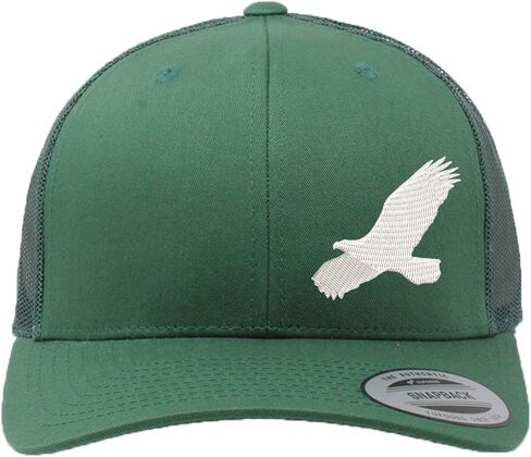 Flying Eagle Trucker Hat Men and Women | قبعة Snapback الأنيقة للرجال والنساء | قبعة شاحنة السائق الشاحن in Kuwait