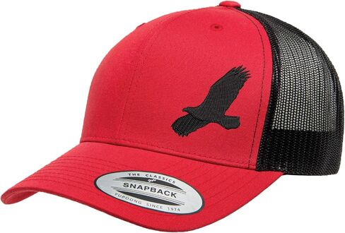 Flying Eagle Trucker Hat Men and Women | قبعة Snapback الأنيقة للرجال والنساء | قبعة شاحنة السائق الشاحن in Kuwait