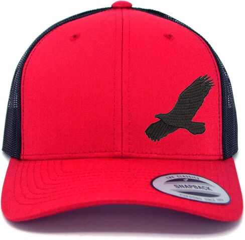 Flying Eagle Trucker Hat Men and Women | قبعة Snapback الأنيقة للرجال والنساء | قبعة شاحنة السائق الشاحن in Kuwait